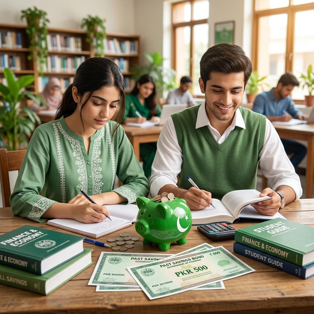 Rs. 100 student welfare prize bond guide showing prize amounts and how students can benefit
