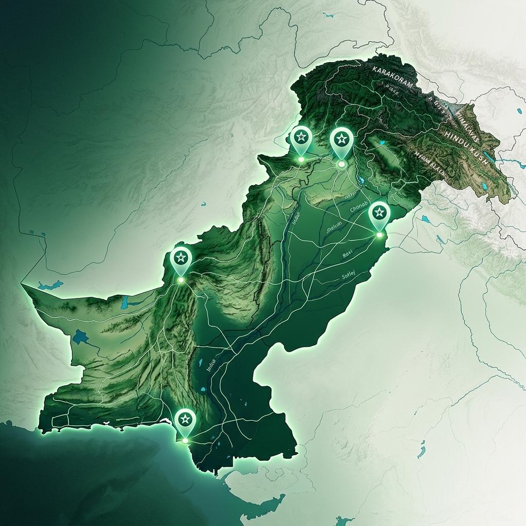 Prize bond draw cities across Pakistan map